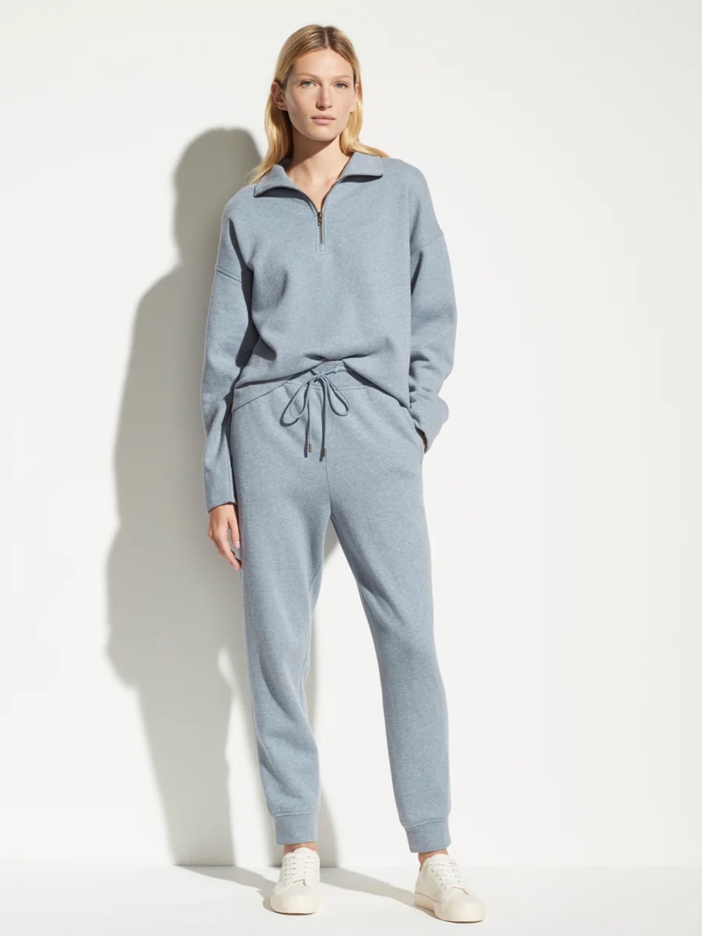Vince Jogger in Heather Piero Blue Drawstring Size Large